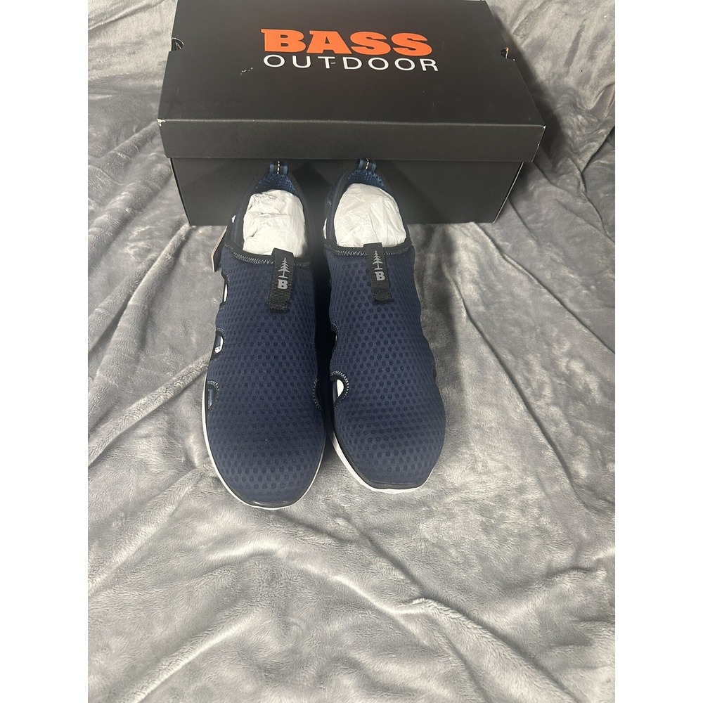 Bass Outdoor Hex Mesh Vent Sandals US 11 Blue Slip On NWB